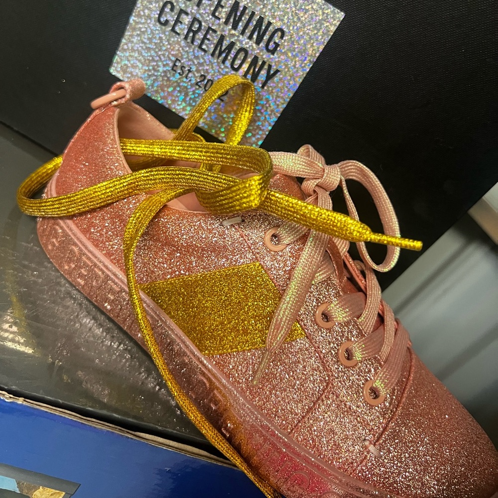 Brand new pink sparkle sneaker